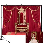 Фон для фотосъемки с изображением королевских золотых престолов декор для детского дня рождения вечеринки торта стола баннера фон для фотосъемки в студии