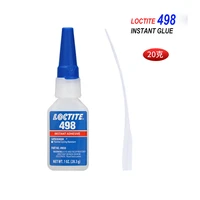 1pcs loctite 498 instant super glue 20ml ceramic glass quick sol colorless glue office school household goods home tools