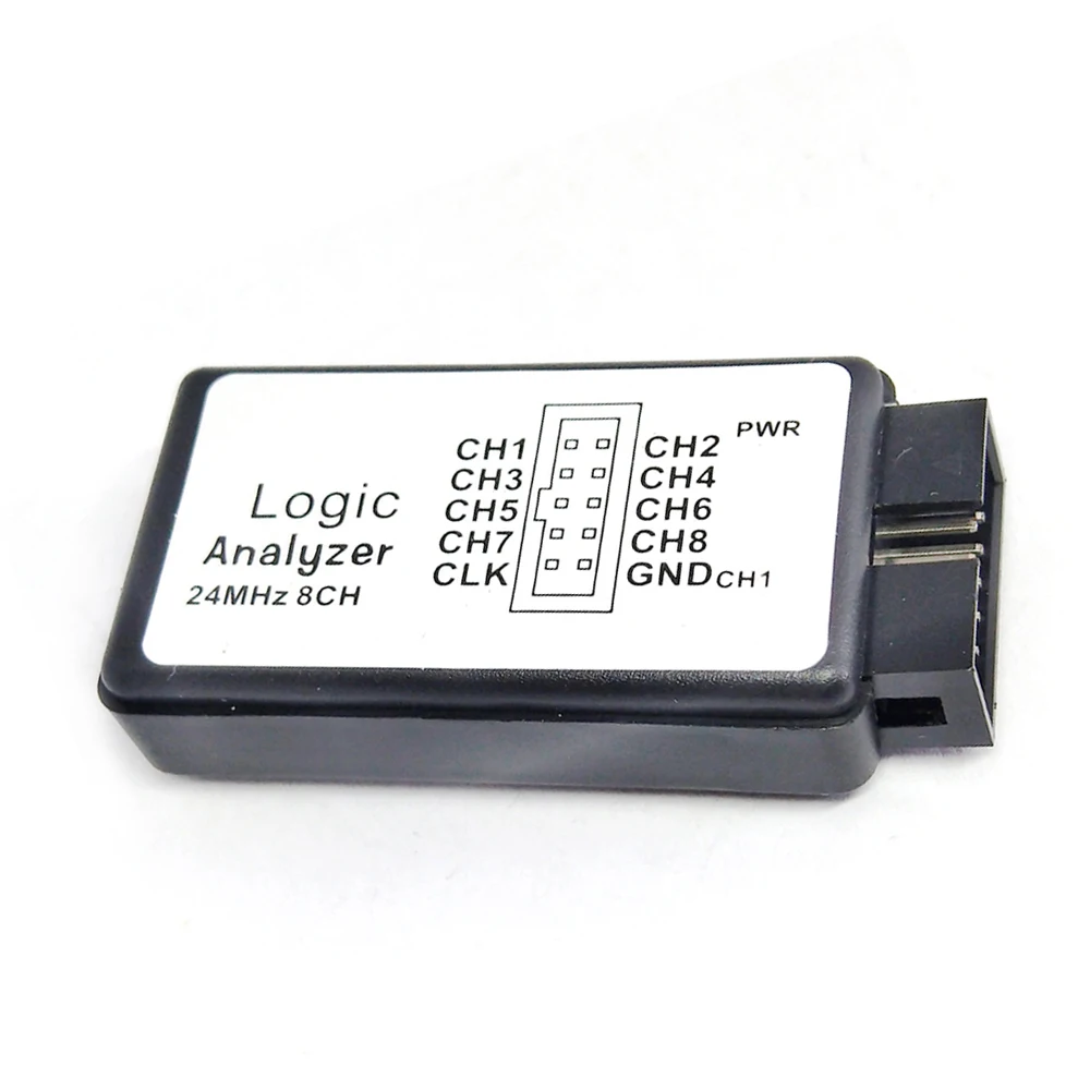 USB логический анализатор 24M 8CH микроконтроллер ARM FPGA инструмент отладки 24 МГц 16 12 8 4