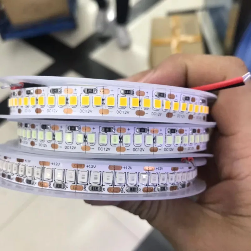 DC 12 В/24 В двойная печатная плата 240 светодиодный s/m 1200 Светодиодная лента ip20 2835 Чип