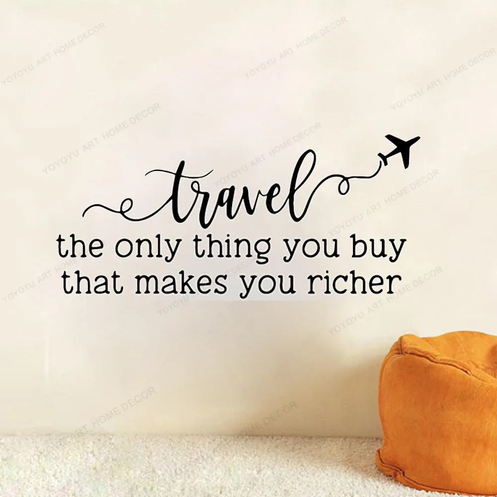 Путешествие Приключения Наклейка на стену с цитатами для мальчиков комната