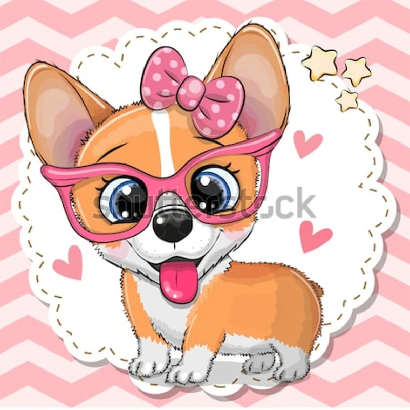 Новинка 2020 металлические штампы сделай сам с изображением милой собаки