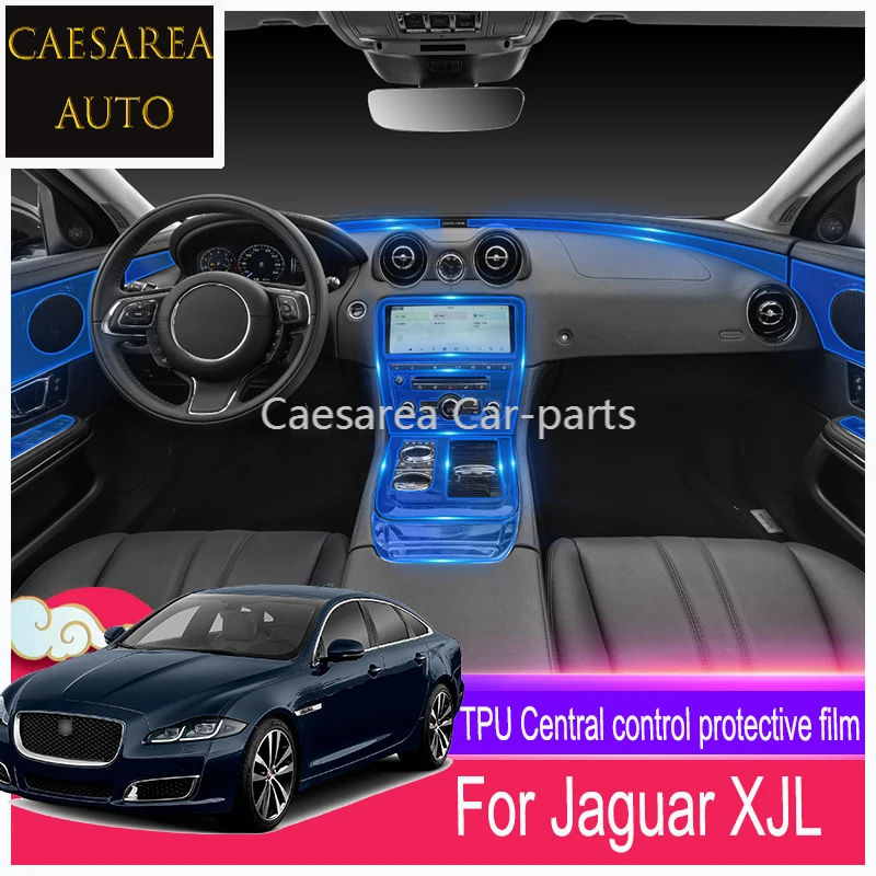 

For Jaguar XJ XJL Protective Film TPU Car Interior Film Central gear panel Control Dashboard screen Protect Sticker