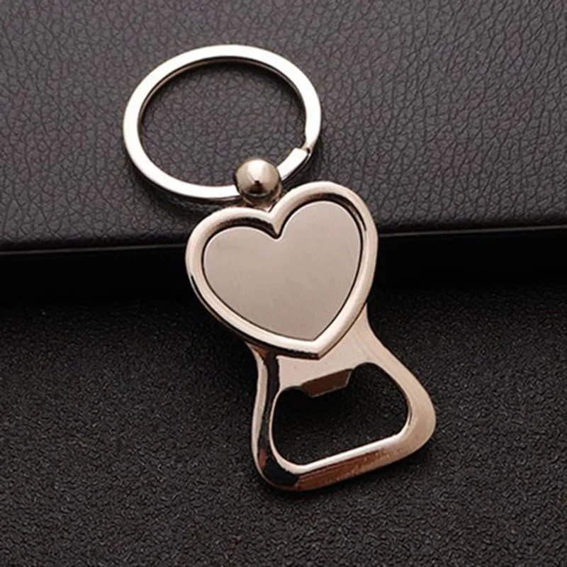 Открывалка для пивных бутылок портативная креативная круглая цепочка ключей