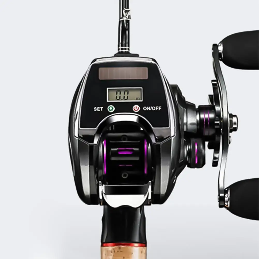 

Fishing Spinning Reel 8/1 Speed Ratio Automatic Wiring Backlight Electronic Fishing Reel Counter for Sea Fishing Carp Fishing