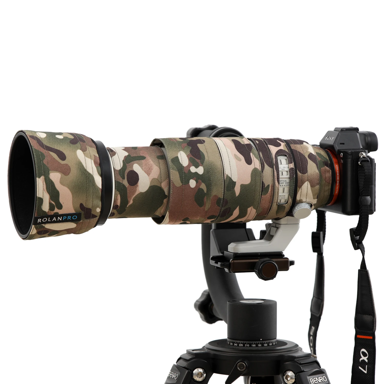 Защитный чехол ROLANPRO для Sony FE камуфляжный объектива 100 400 мм f4.5 5 6 GM OSS|lens camouflage|camouflage
