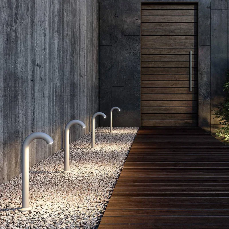 Уличный газонный светильник для двора водонепроницаемая простая современная