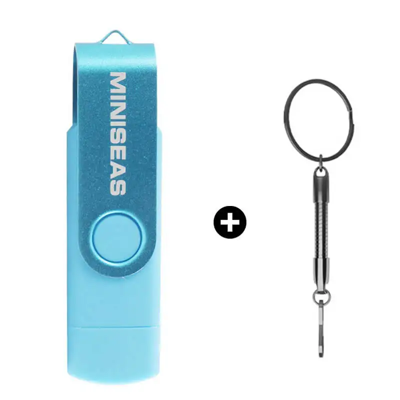 LIght Blue Карта памяти, Флеш накопитель 32 ГБ, usb флеш-накопитель memry, флеш-накопитель 64 ГБ, OTG память, usb флеш-накопитель - Цвет: LIght Blue