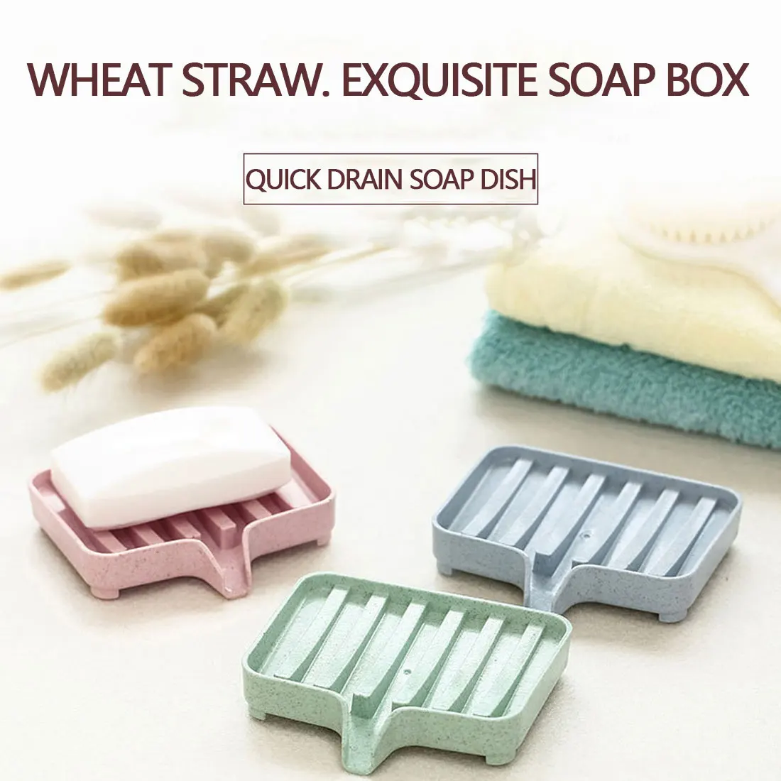 

Sponge Support PP Straw Storage Rack Drain Soap Box Tray Soap Box 1 Shower Soap Box tool soap Tray bracket