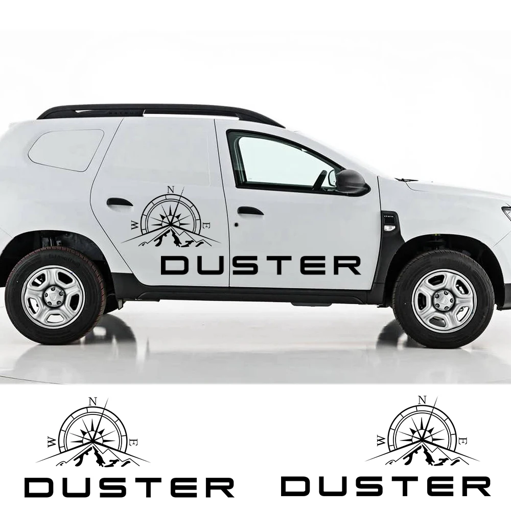 Наклейки на дверь автомобиля Dacia Renault Duster Compass Mountain Graphics Off Road Styling ПВХ внешний