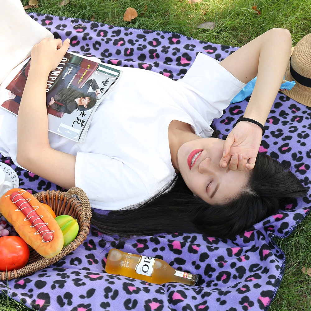 

Утяжеленное Флисовое одеяло для пикника Blancstar, вязаное мягкое одеяло, коврик для кемпинга PB014