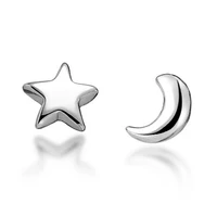2021 aros earings korea version of retro manufacturer wholesale leaves the female star and moon earring stud earrings