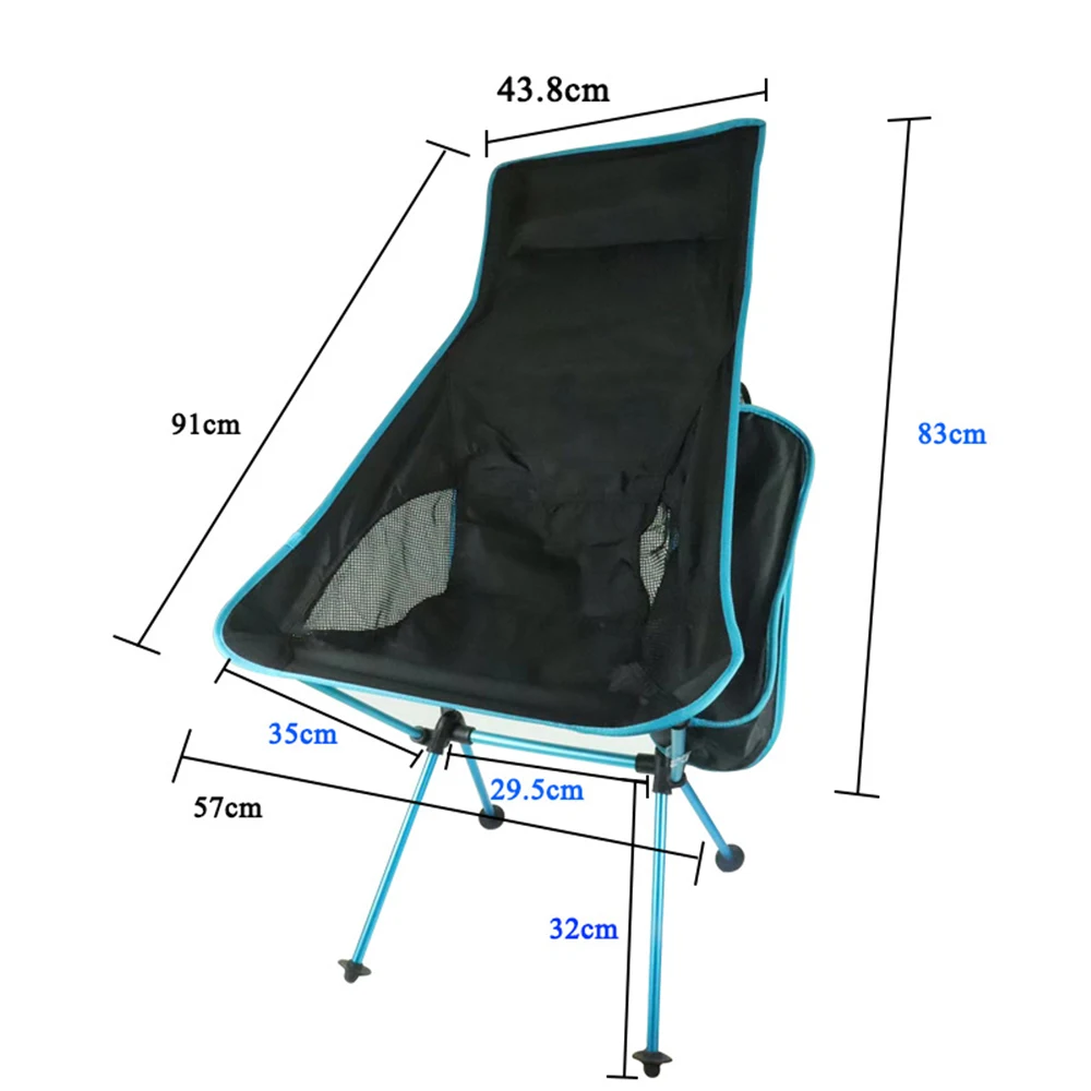 

Lounge Beach Chair Fishing Backrest Lightweight Folding Chair Outdoor Portable Backpacking Camping Deck Chairs for Hiking Picnic