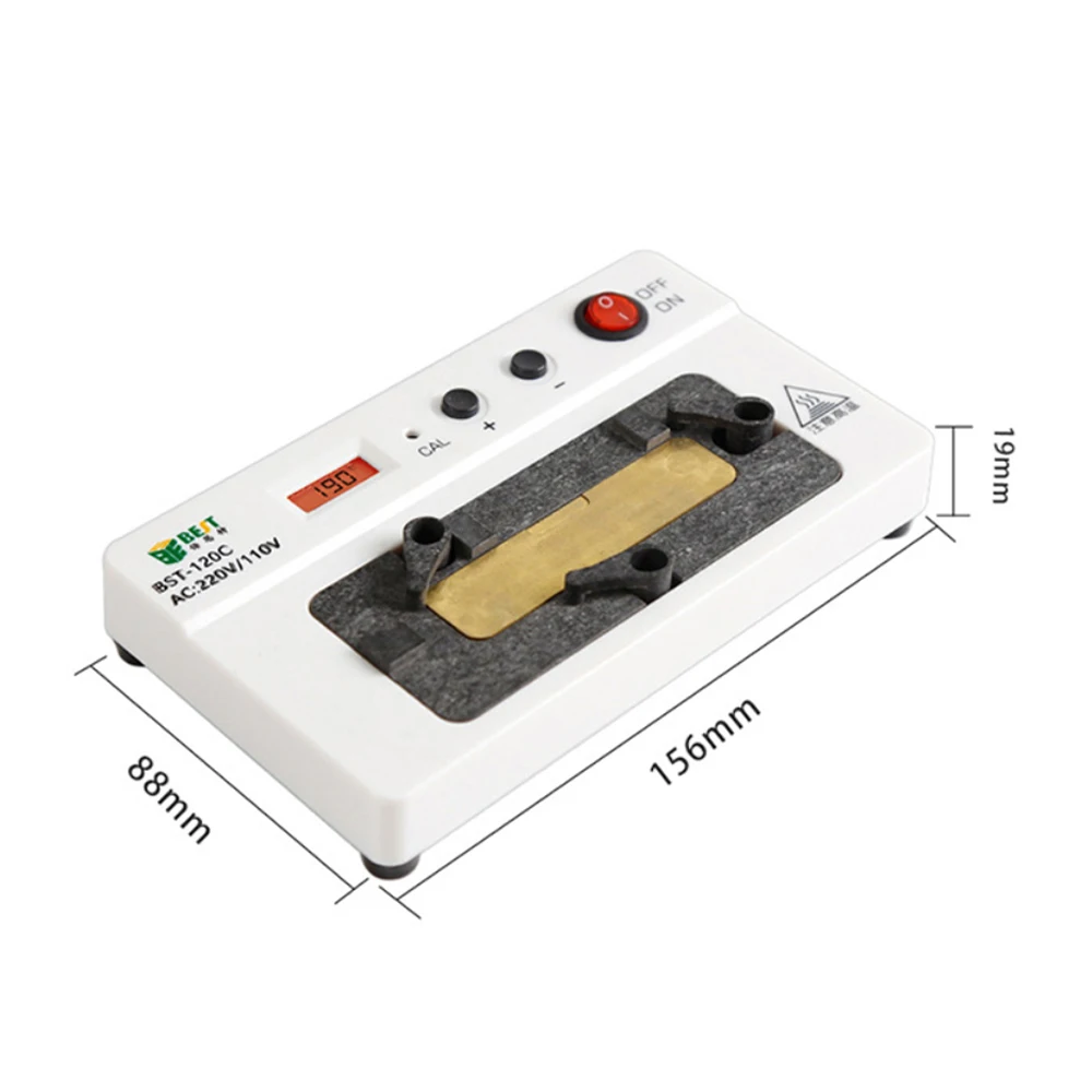 BST-120C mobile phone motherboard mini desoldering platform rapid heating heating station welding preheating station