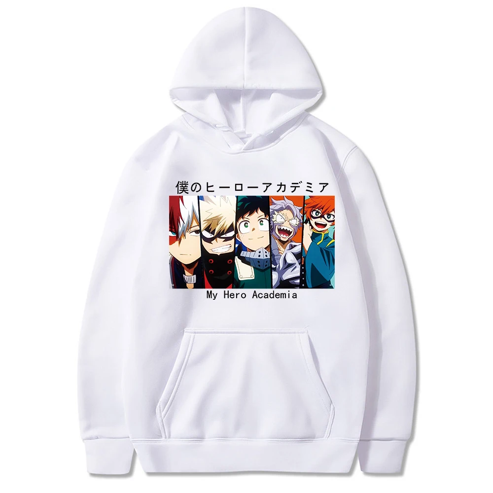 Мой герой Академии аниме Todoroki шото толстовки Мужская модная уличная одежда с