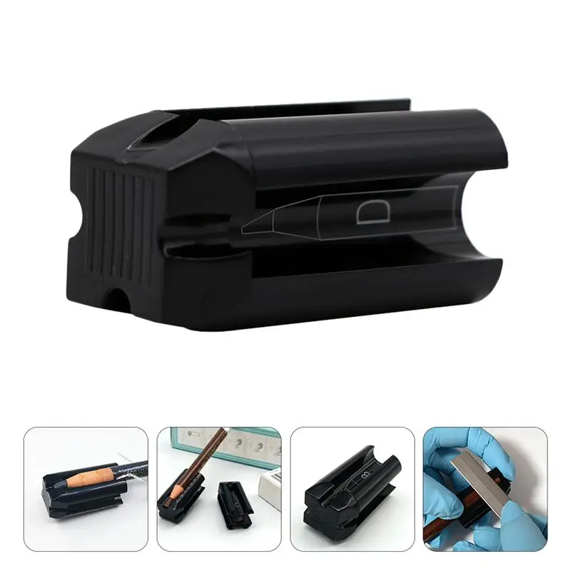 

3 шт. бытовые точилки для бровей инструменты для заточки бровей (черный)