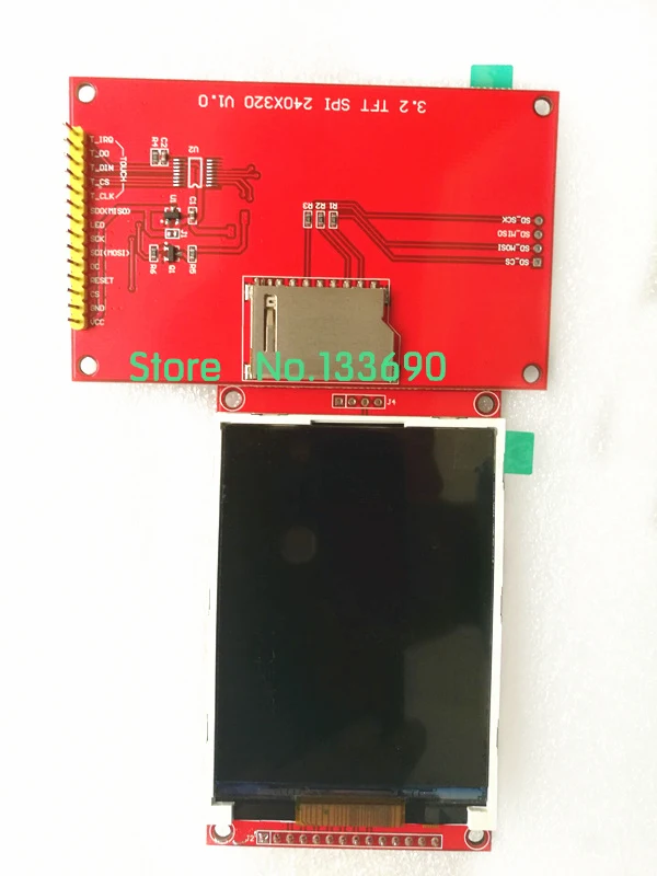 3,2 дюймовый TFT ЖК-модуль без сенсорной панели ILI9341 Привод IC 240(RGB)* 320 SPI интерфейс(9 IO) 240*320 spi порт для UNO R3 MEGA2560