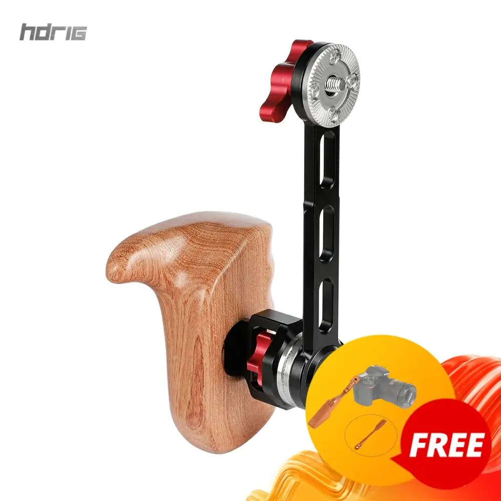 HDRIG деревянная рукоятка (слева) с НАТО рельсовым удлинителем соединитель для