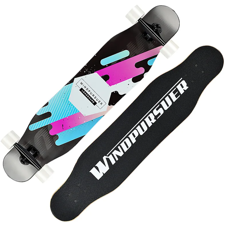 

Longboard Maple Skateboard Skate Board Teenagers Land Surfboard Skateboards Thrasher Planche De Skate Fitness Equipment BI50SB