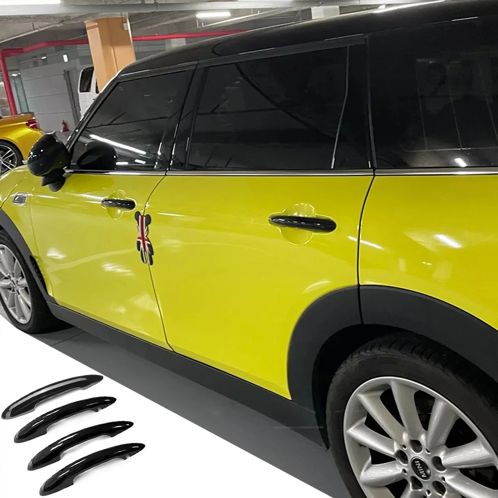 Глянцевый черный чехол на дверную ручку для MINI Cooper S JCW Clubman F54 F55 F60 | Автомобили и