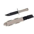 Тактический тренировочный кинжал армии США M9, нож для косплея, пластмассовый нож для военных фильмов, опора для военных игр, охоты, тренировочный декоративный резиновый нож