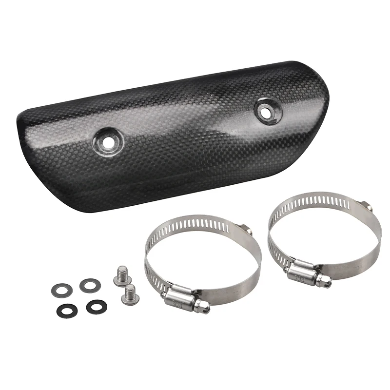 

Протектор из углеродного волокна для выхлопных газов мотоцикла, теплозащитный экран для BMW S1000RR 10-20, крышка глушителя, соединение средней трубы