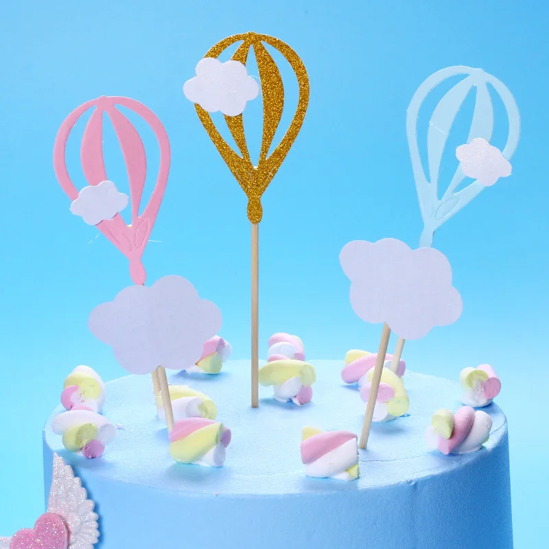 Цветной воздушный шар для украшения торта пирог на день рождения или свадьбу