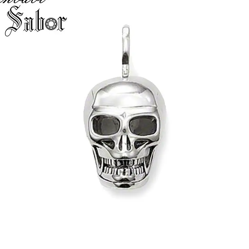 Подвеска в виде черепа серебристого цвета для женщин и мужчин подарок стиле панк
