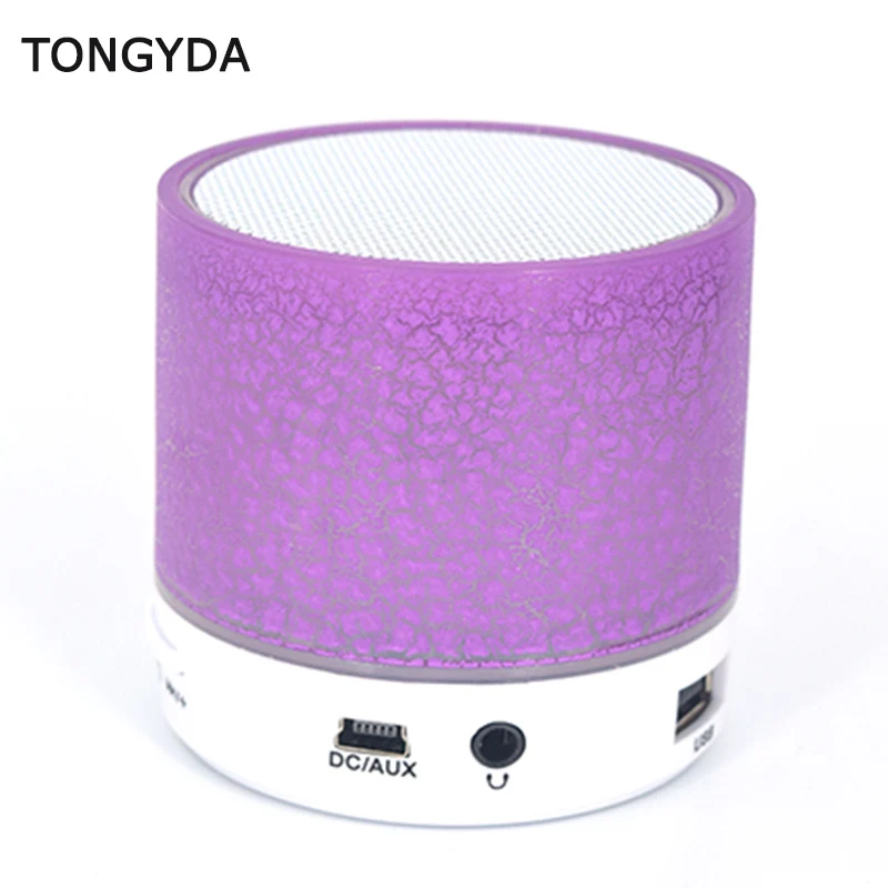 TONGYDA LED портативные мини bluetooth колонки беспроводной динамик без рук с USB FM