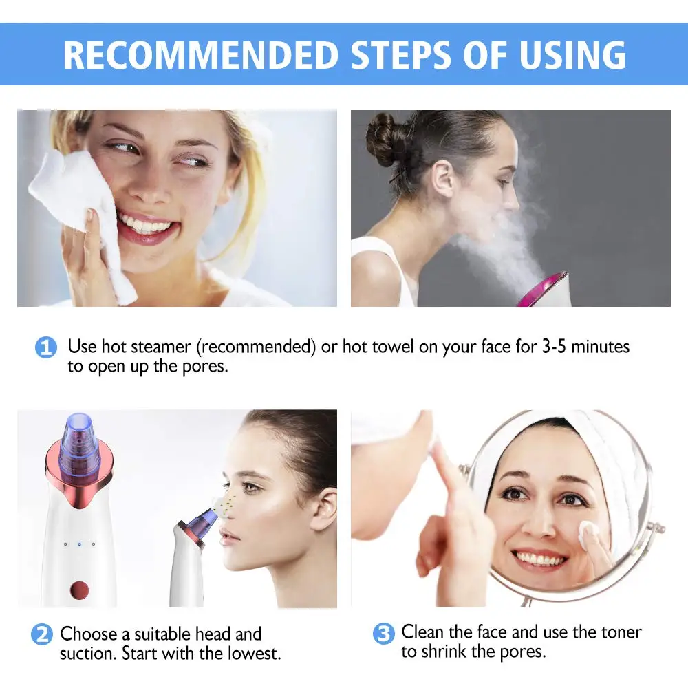 Средство для удаления угрей 4 шт. иглы прыщей глубокое очищение пор лица комедона