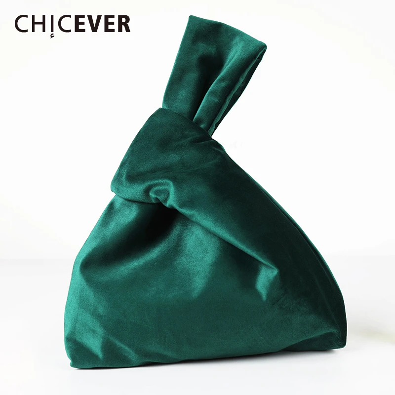 Винтажная бархатная сумка CHICEVER женские ассиметричные аксессуары для одежды