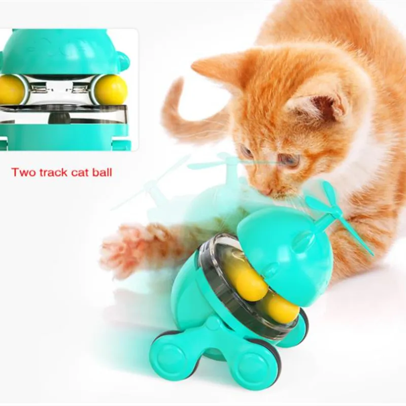Интерактивная игрушка для кошек IQ терапии шар неваляшка проигрыватель Еда мяч