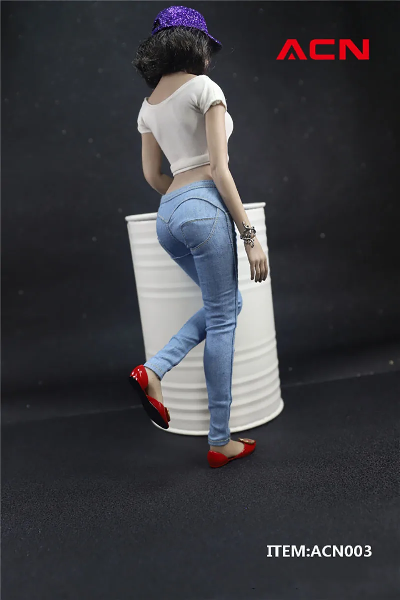В наличии ACNTOYS ACN003 1/6 женские узкие джинсы брюки аксессуары для одежды модель