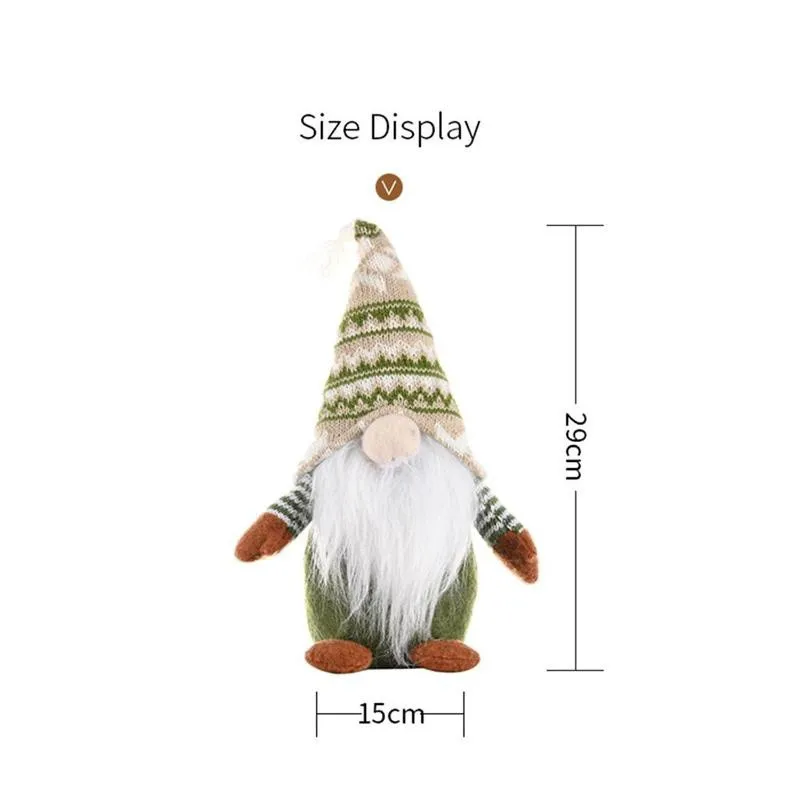 Кукла без лица в стиле Св. Патрика маленькая фигурка с орнаментом скандинавском