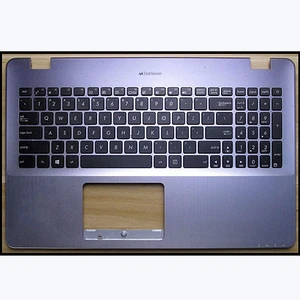 90 new used condition palmrest cover keyboard housing case for asus x542 k542 a542 fl8000uf un uq a580u f580u bottom cover case free global shipping