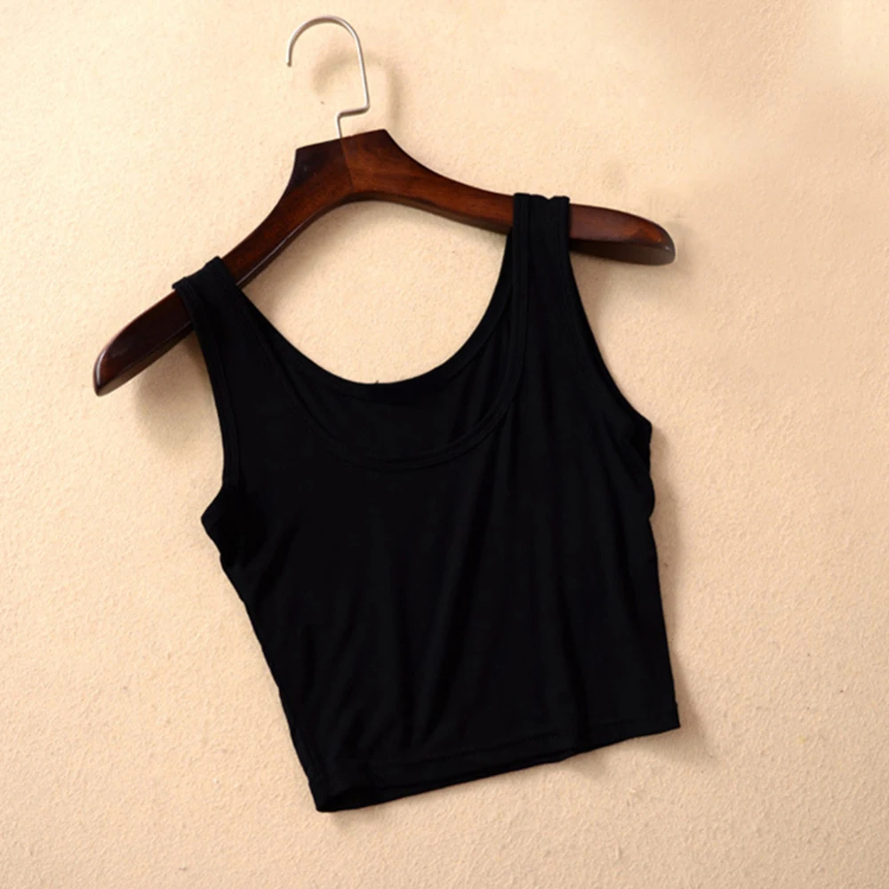 Кроп Топ женский без рукавов пикантная футболка с лямкой на шее модный базовый