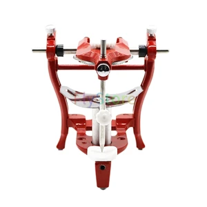 1 Набор, красные стоматологические артикуляторы из нержавеющей стали