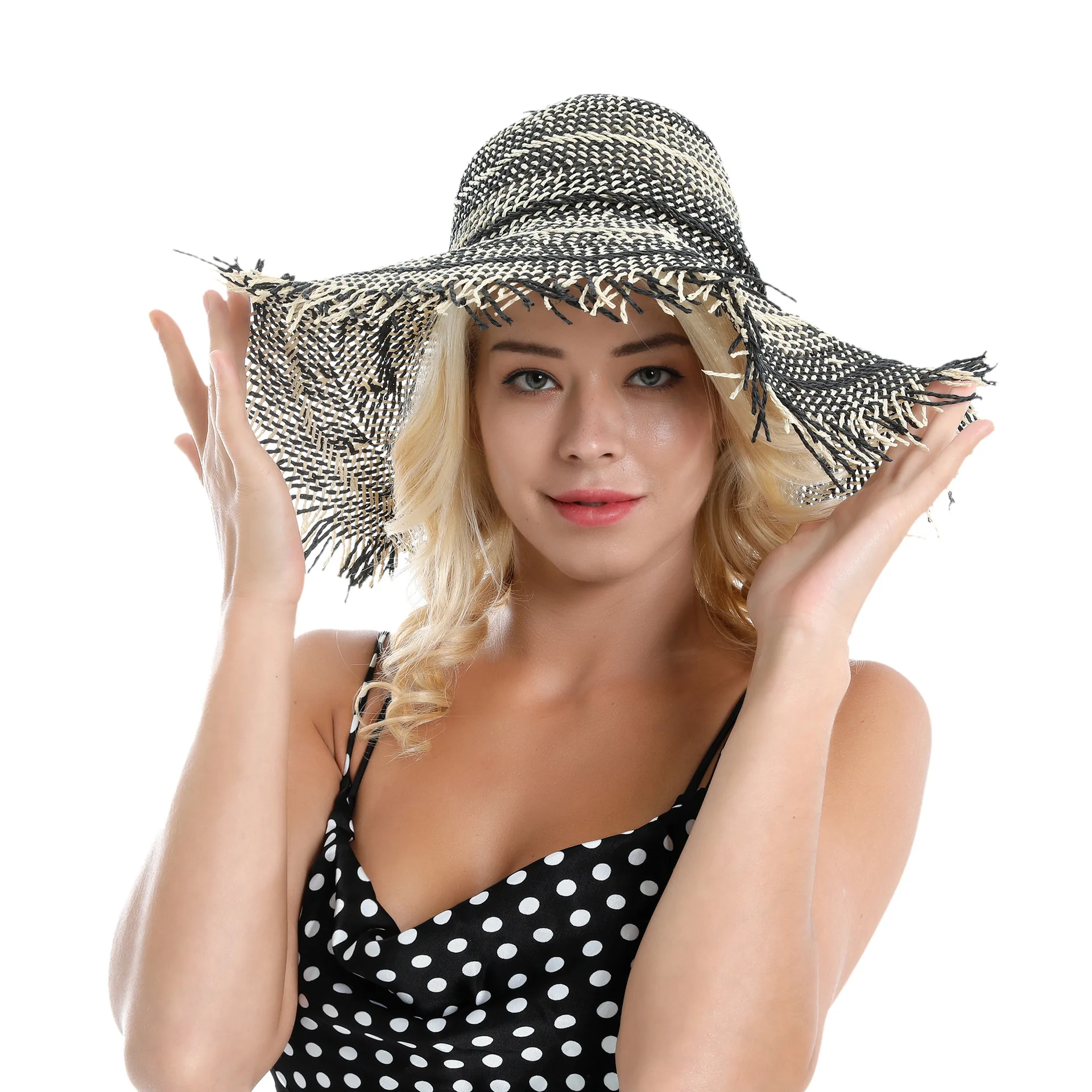 Новинка 2009 Европейская и американская мода Пляжная Праздничная двухцветная