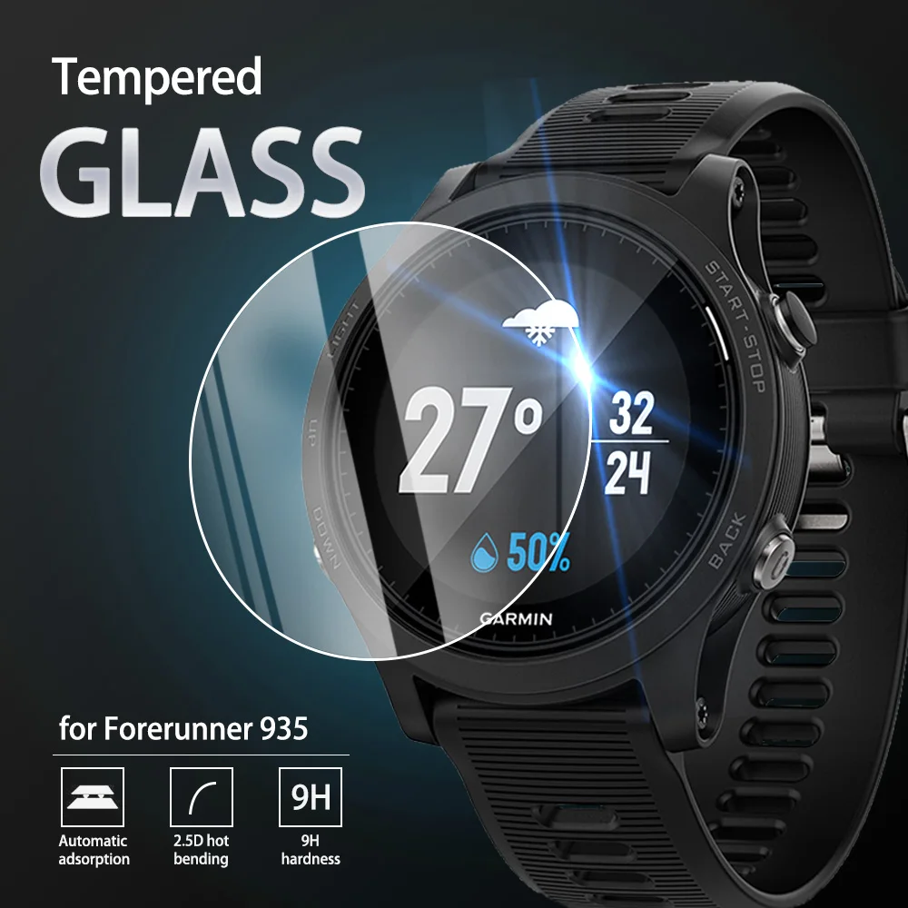 

9H Premium Tempered Glass For Garmin Forerunner 735 735XT 35 45 45S Approccio S62 Smartwatch Screen Protector Film