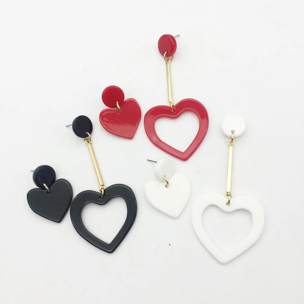 Милые серьги модные женские новые акриловые ювелирные изделия 2019 с подвеской в