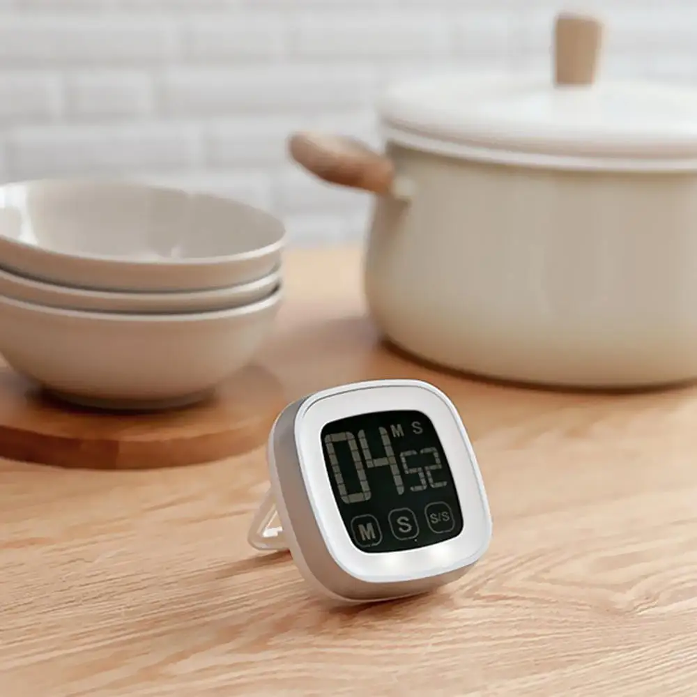

1pcs Magnetic Mini LCD Digital Screen Kitchen Timer Square Cooking Count Up Countdown Electronic Alarm Kitchen Tool