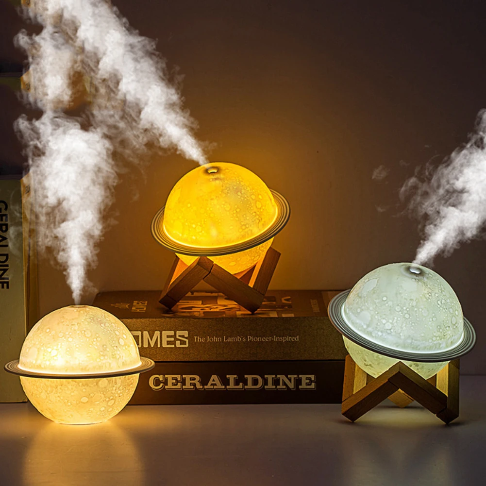 

220ML USB Aroma Diffuser Ultrasonic Essential Oil Air Humidifier 3D Moon Lamp Night Light Cool Mist Purifier Hot New