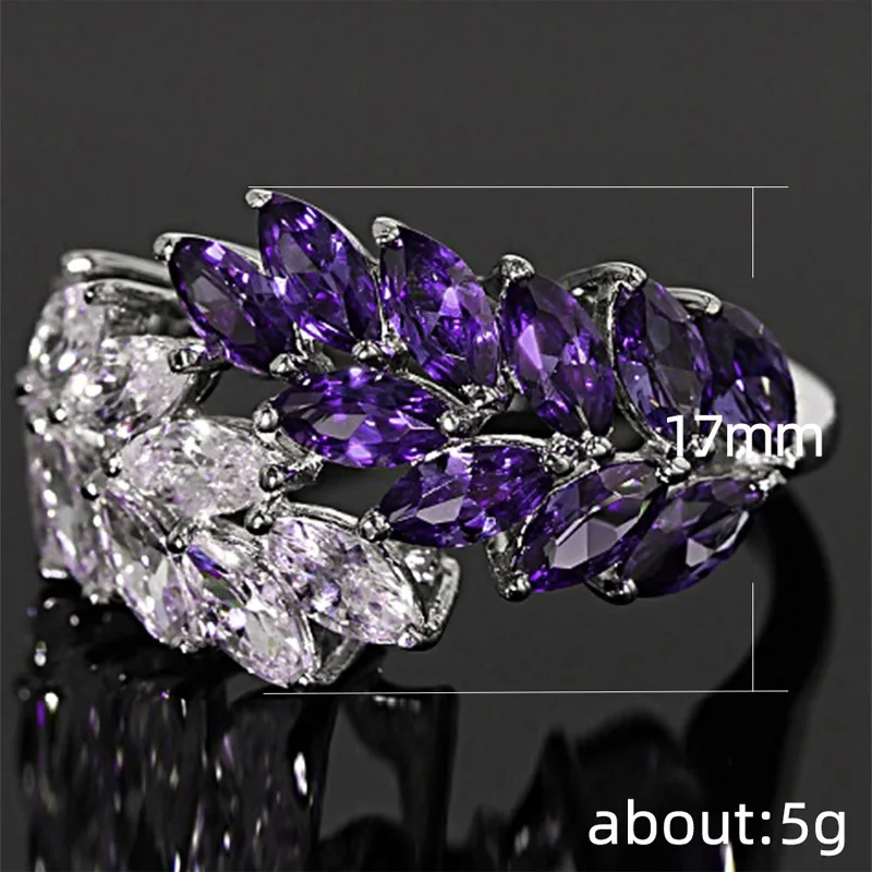 

2021 New Trendy Carved Shape 925 Sterling Silver Engagement Ring For Women Lady Anniversary Gift Jewelry Wholesale R5910