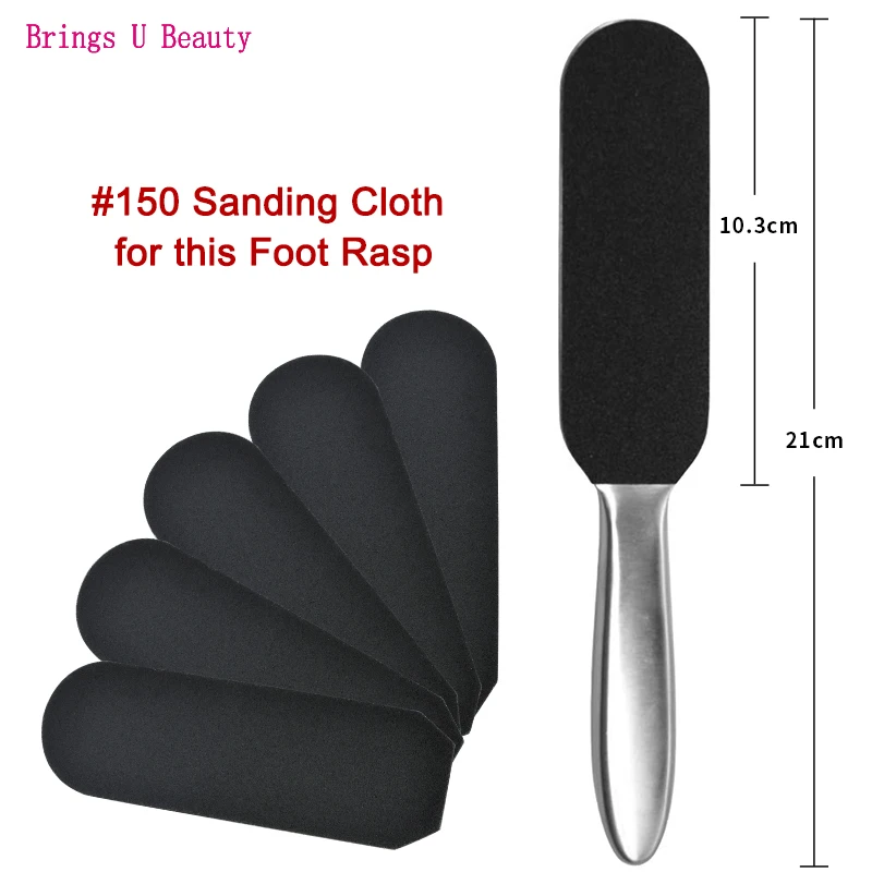 20 шт./лот #150 грубая зернистая шлифовальная ткань педикюр уход за ногами замена 21