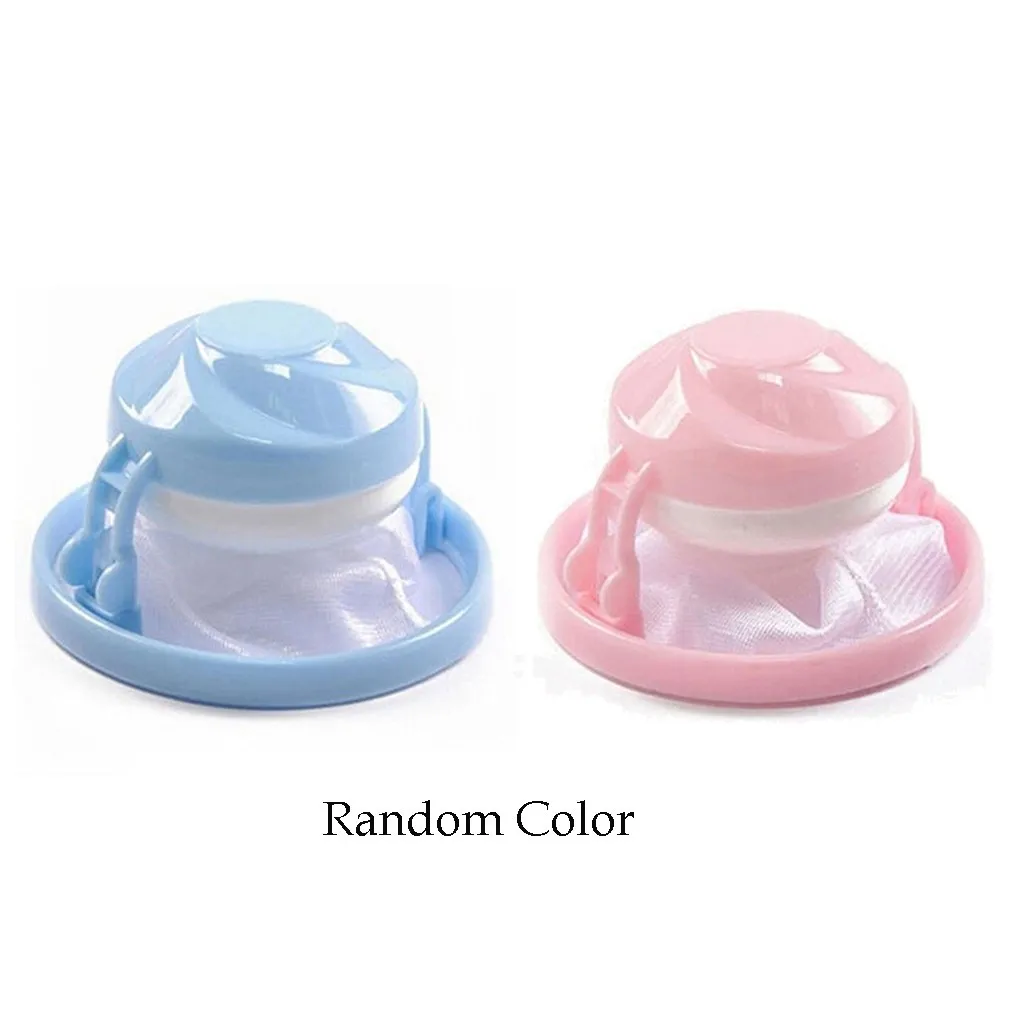 

2PCS Laundry Cleaner Floating Pet Fur Catcher Washing Machine Accessories Filtering Hair Wool Laundry Hair Remover
