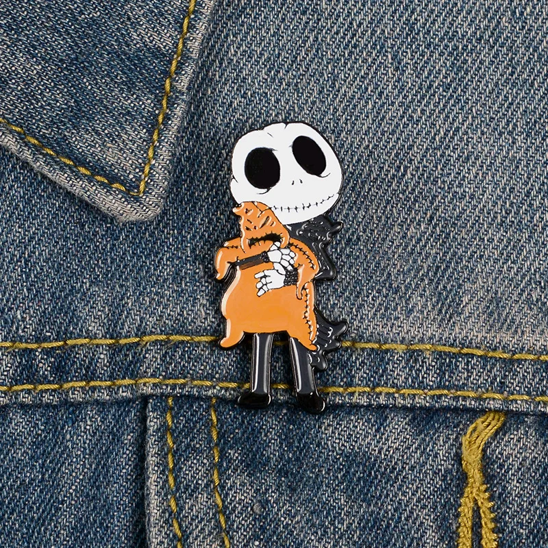 Suit Skeleton Gentleman Enamel Brooch Halloween Horror Toy Badge Pin Creative Trendy Lapel Backpack Jewelry Accessories Gift | Украшения и