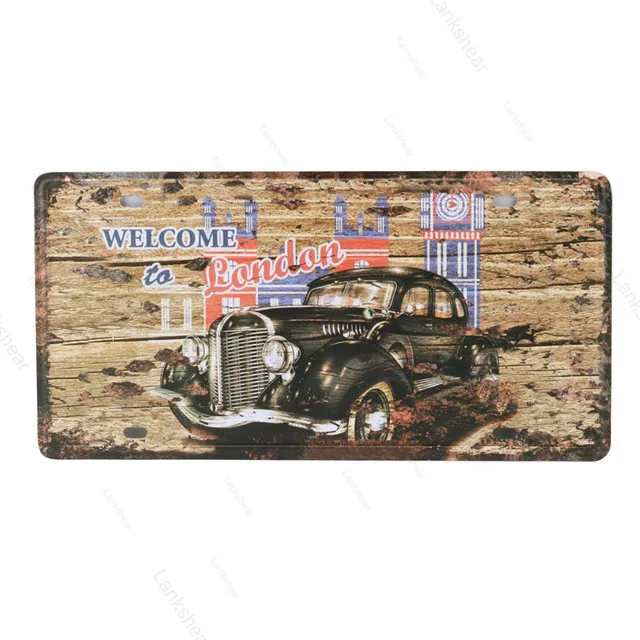 Американская Аризона Лас Вегас Орегон автомобиль металлический декоративный