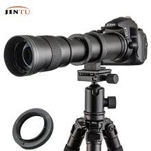 JINTU 420-800mm F/8.3-16 Super Telephoto Lens Manual Focus Zoom Lens Fit for Canon NIKON Samsung SONY NEX DSLR Camera Photograp