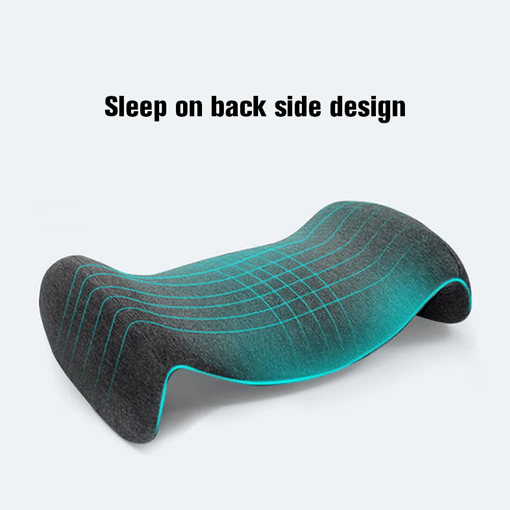 Almohadilla de espuma viscoel&aacute;stica para la cintura, coj&iacute;n de soporte para la espalda, rebote lento, almohada de presi&oacute;n para mujeres embarazadas-1