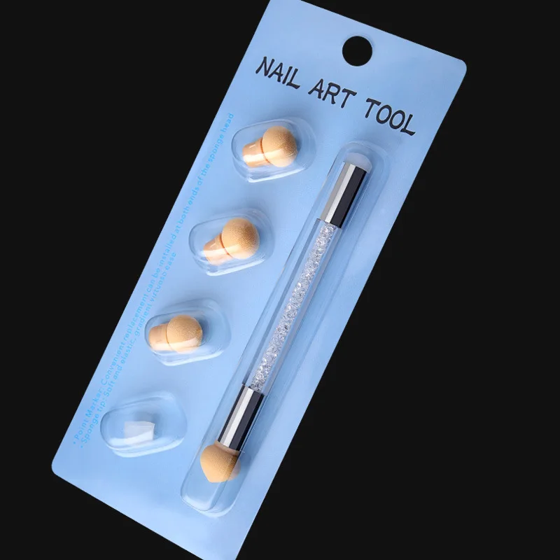 1 Набор сделай сам Стразы ручка для ногтей размазывающаяся палка с двойной